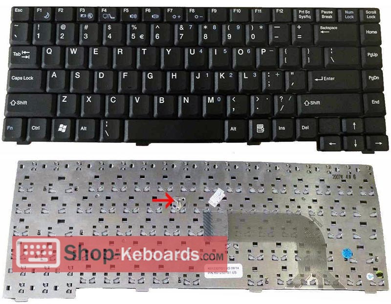 Advent 7108 Keyboard replacement