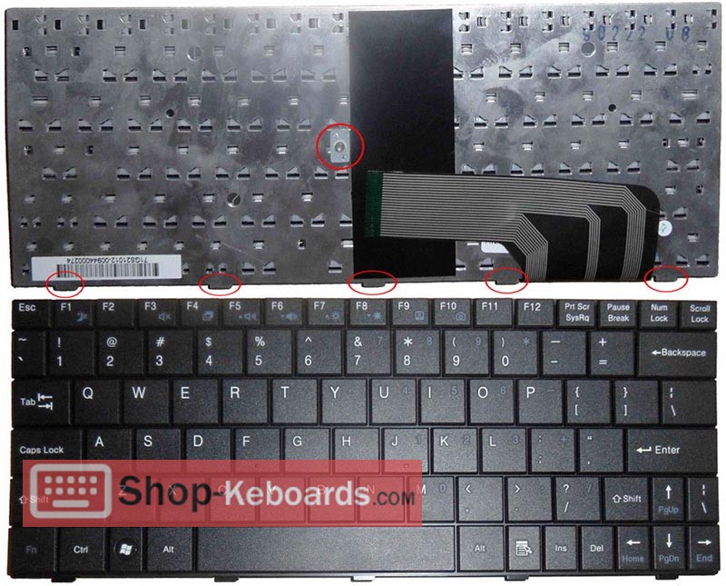 Advent K002428AK1 Keyboard replacement