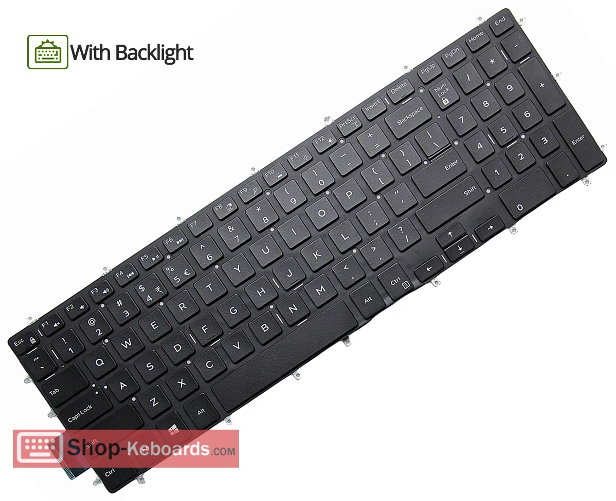 Dell Inspiron 15 7577 Keyboard replacement