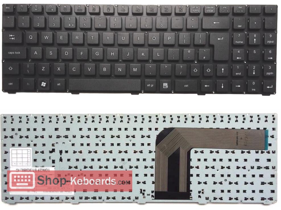 Advent MP-10N2F513GB-F513 Keyboard replacement