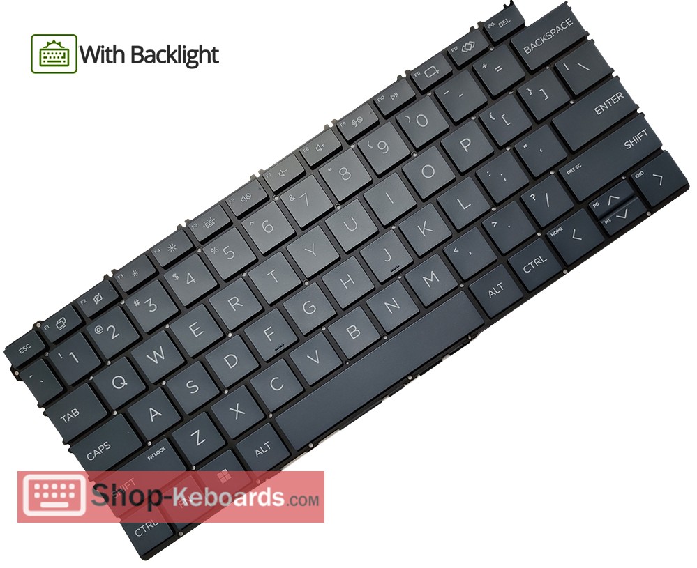 HP SPECTRE X360 16-AA0XXX Keyboard replacement