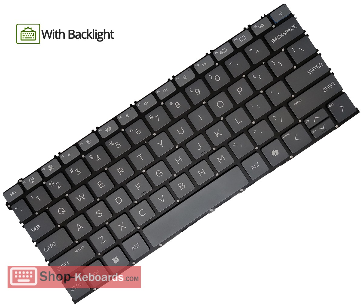 HP 490.0UX07.0L01 Keyboard replacement