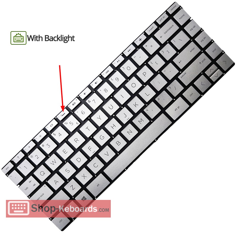 HP L48038-031 Keyboard replacement