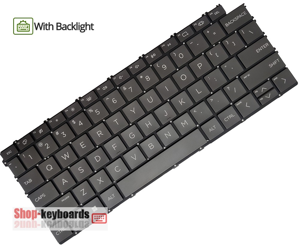 HP SPECTRE X360 16-AA0XXX Keyboard replacement