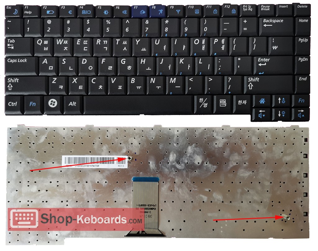 Samsung NP-P460-PRO-P8600 Keyboard replacement